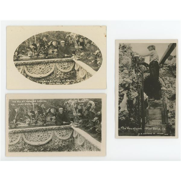 Grotto Redemption West Bend Iowa RPPC Postcards