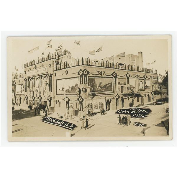 Corn Palace South Dakota RPPC Postcard