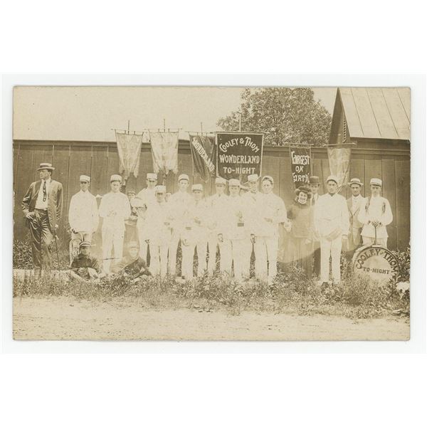 Cooley & Thom Wonderland Riverboat RPPC Postcard