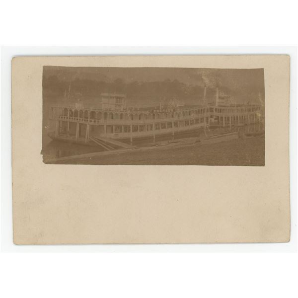 Emerson Show Boat RPPC Postcard