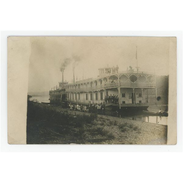 Price's Water Queen Show Boat Postcard