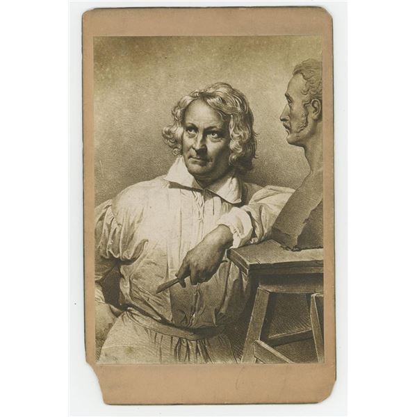 Bertel Thorvaldsen Modelling CDV Photo