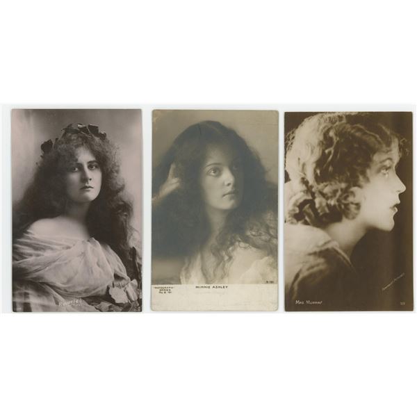 Collection of Actresses RPPC Postcards