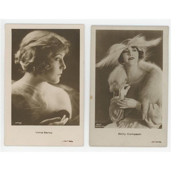 Silent Film Actresses RPPC Postcards