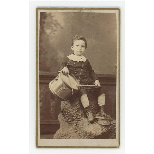 Wisconsin Civil War Drummer Boy CDV Photo