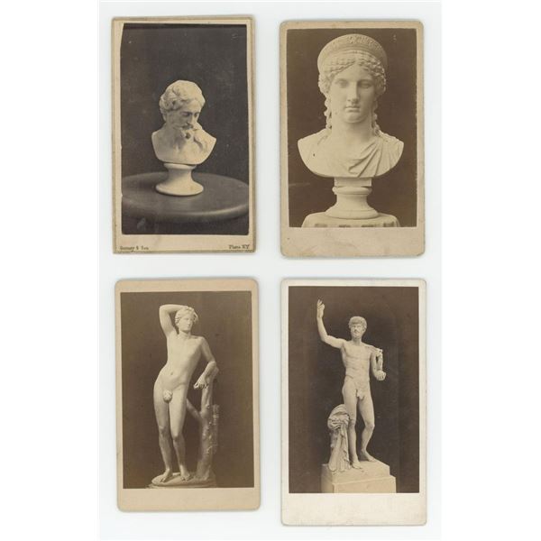 Greek Sculpture Statuary CDV Photos