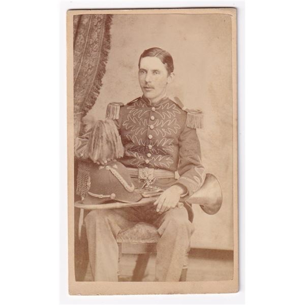 Indian Wars Cavalry Band CDV Photo
