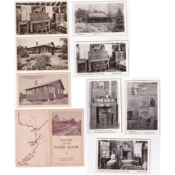 Pigeon Cove Paper House RPPC Postcards
