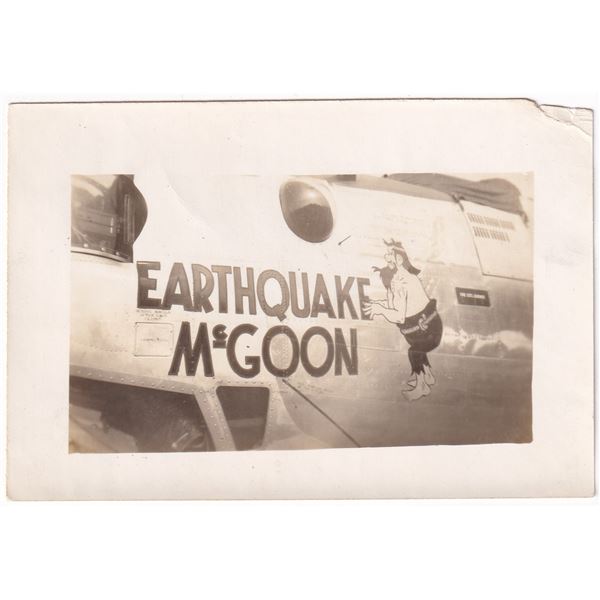 WW2 Nose Art Earthquake McGoon Photo