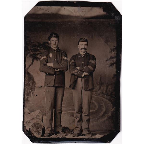 Civil War Union Soldier 7th Infantry Tintype Photo