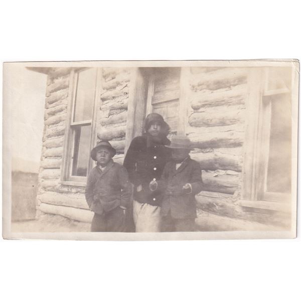 Reno Day School Crow Indian Children Montana Photo