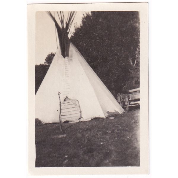 Crow Tipi Closed Door Crow Agency Montana Photo