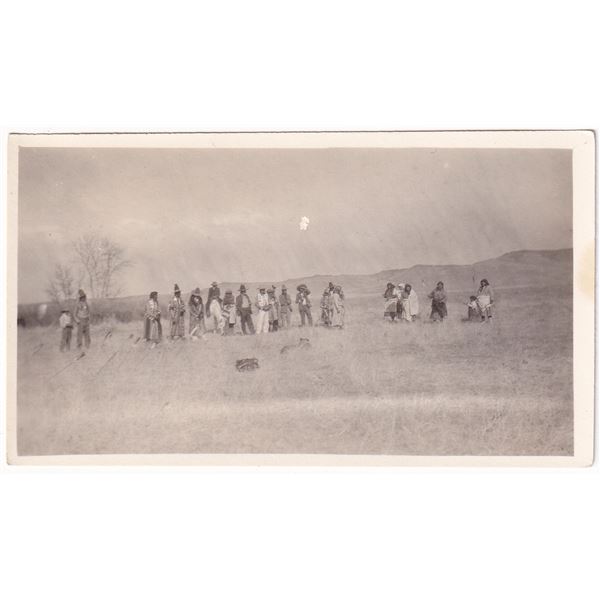 Shinney Game Crow Indians Montana Photo