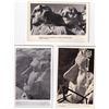 Image 2 : Mount Rushmore Construction RPPC Postcards