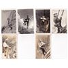 Image 1 : Mount Rushmore Construction RPPC Postcards