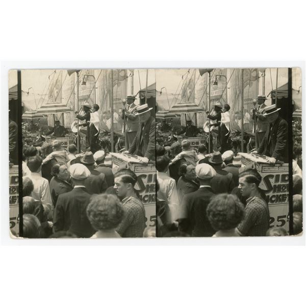 Hagenbeck Wallace Circus Stereoview