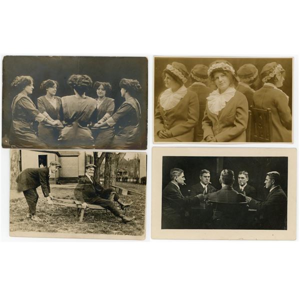 Mirror Photography Camera Trick RPPC Postcards