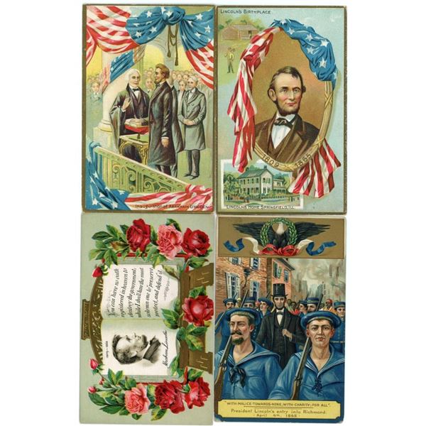 Patriotic Abraham Lincoln Postcards