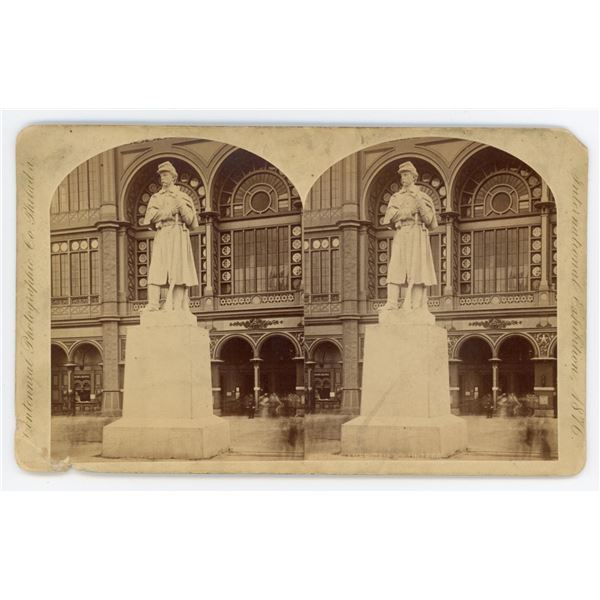 The American Volunteer Monument Stereoview