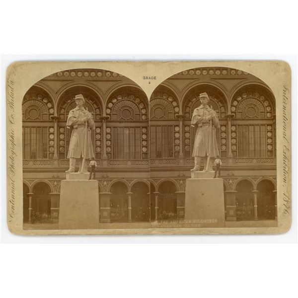 The American Volunteer Monument Stereoview