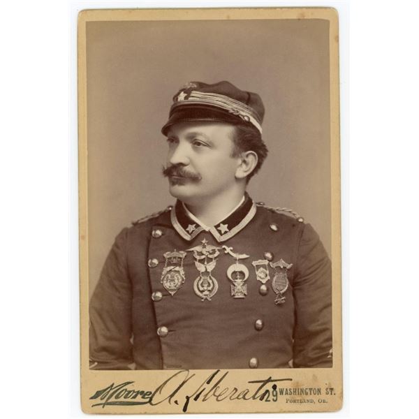 Allessandro Liberati Signed Cabinet Photo