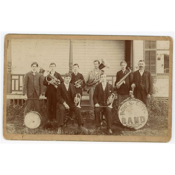 Bower City Band Janesville Wisconsin Cabinet Photo