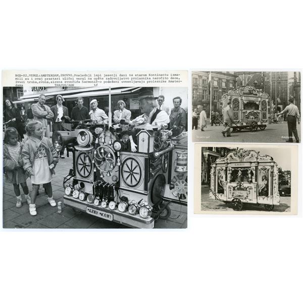 One Man Band Street Organ Photos