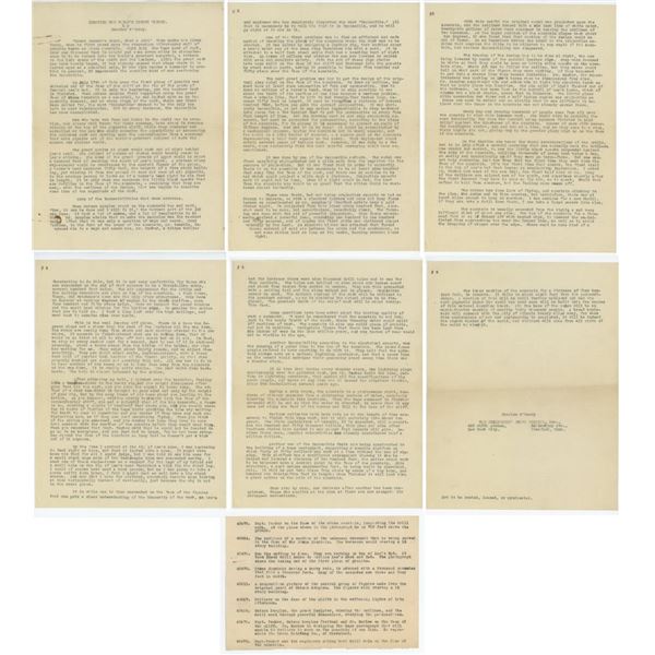 Charles d'Emery Mount Rushmore Letter