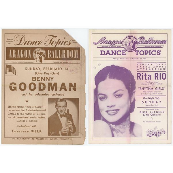 Chicago Illinois Jazz Band Dance Handbills