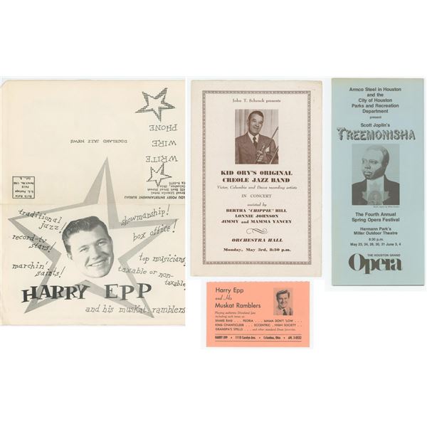 Jazz Band Handbills and Booklets