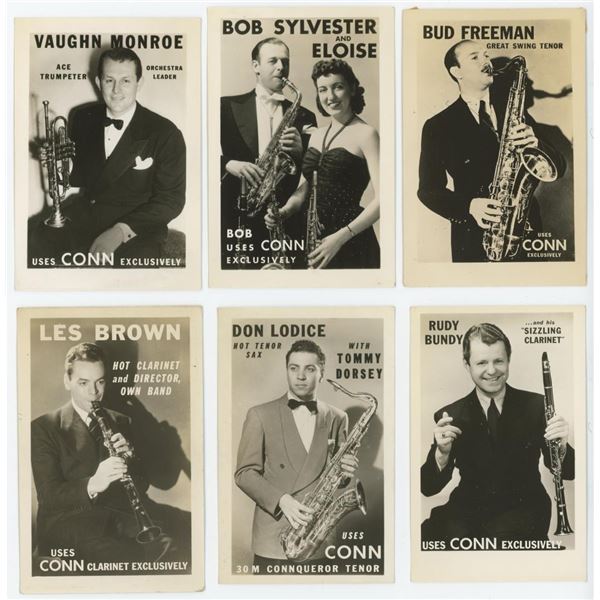 Conn Exclusively Instrument RPPC Postcards