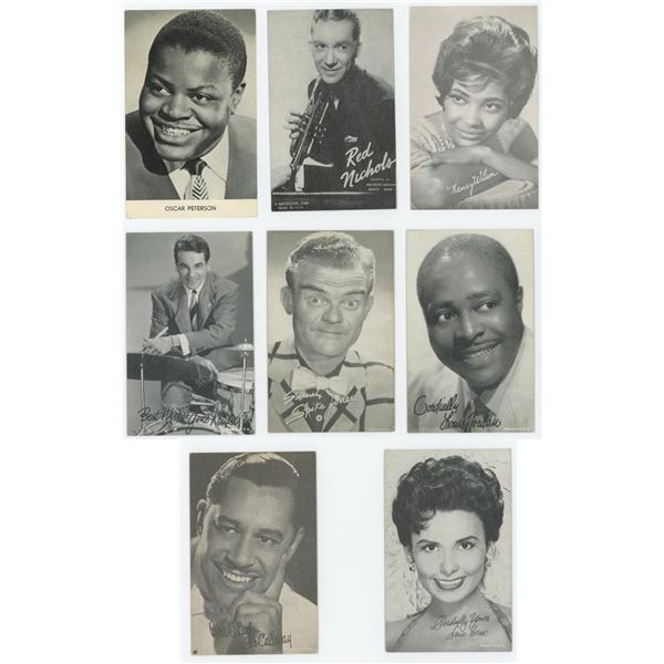 Collection of Jazz Band Musicians Postcards