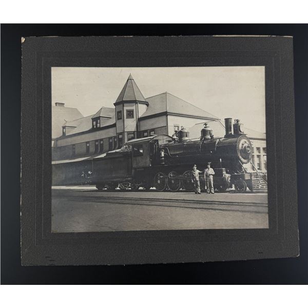 Railroad Engine Locomotive Cabinet Photo