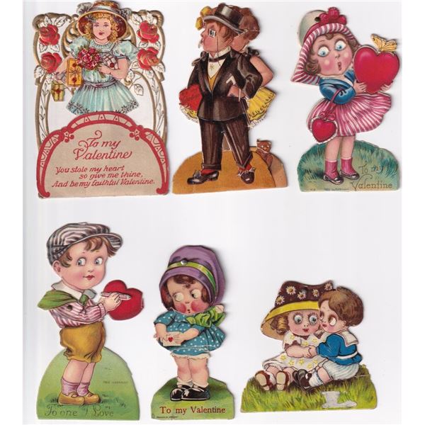 Moving Eye Mechanical Valentines Day Cards