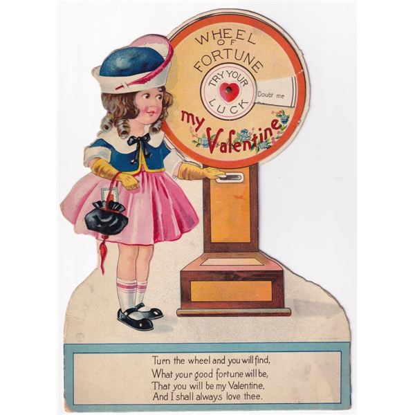 Wheel of Fortune Valentines Day Card