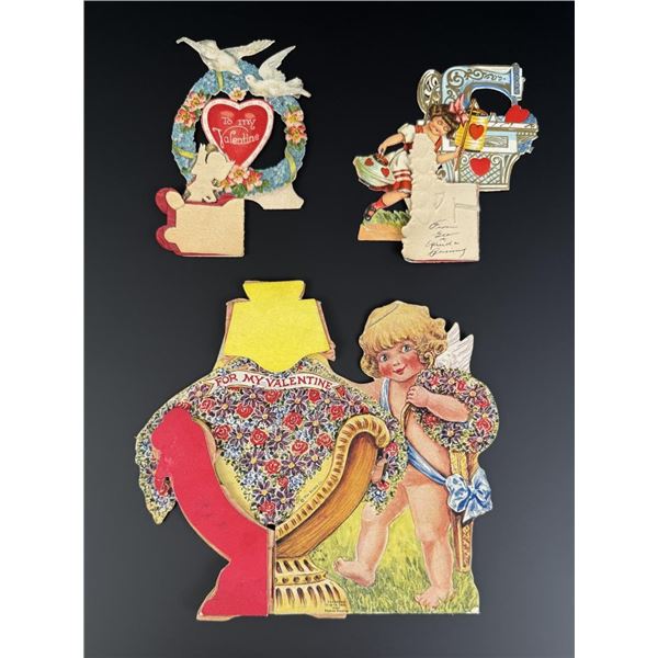 Victorian Honeycomb Valentines Day Cards