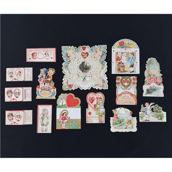 Victorian Die Cut Valentine Cards