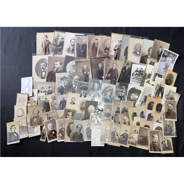Large Collection of Cabinet and CDV Photos