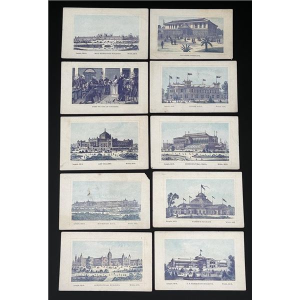 1876 Philadelphia Centennial Exposition Cards
