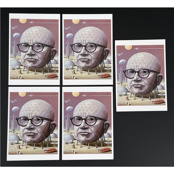 Boris Artzybasheff Buckminster Fuller Postcards