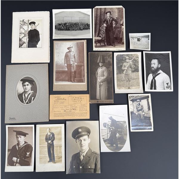 Collection of Navy Army Soldier Photos