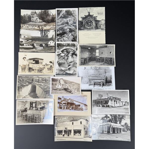 Roadside Attractions RPPC Postcards
