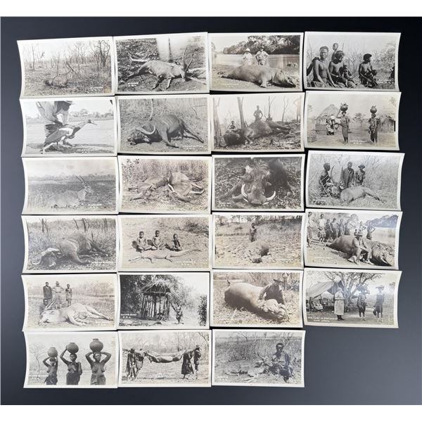 Portuguese East Africa Hunting RPPC Postcards