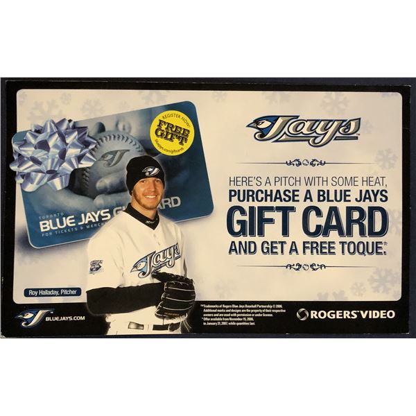 ROY HALLADAY (HOF) BLUE JAYS PROMOTIONAL PANEL