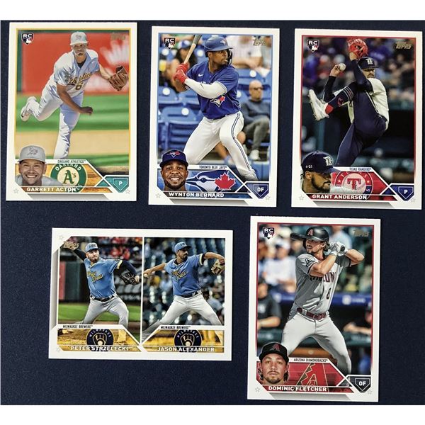 2023 TOPPS BASEBALL ROOKIE CARDS
