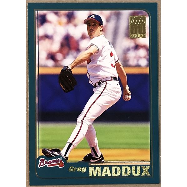 2001 TOPPS GREG MADDUX (HOF)