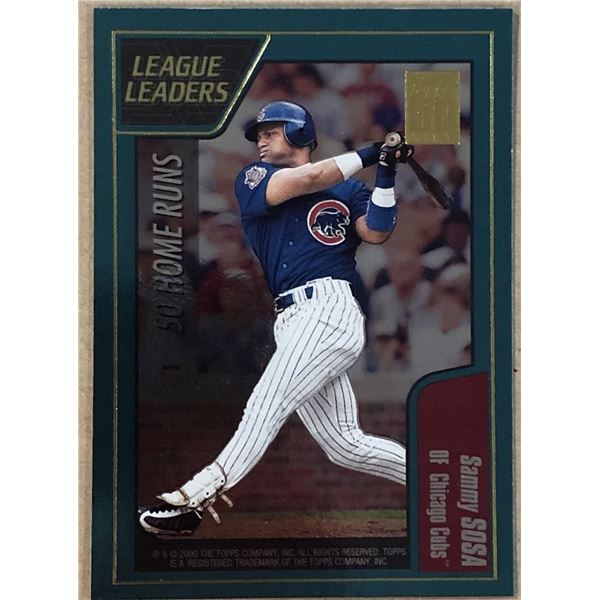 2001 TOPPS SAMMY SOSA