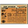 Image 2 : 1981 TOPPS NFL JOHN JEFFERSON