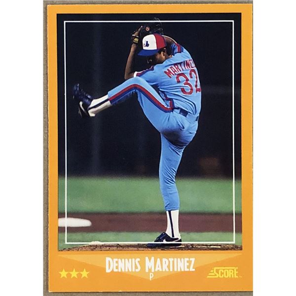 1988 SCORE DENNIS MARTINEZ