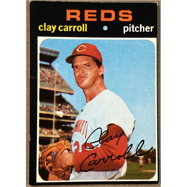 1971 O-PEE-CHEE CLAY CARROLL